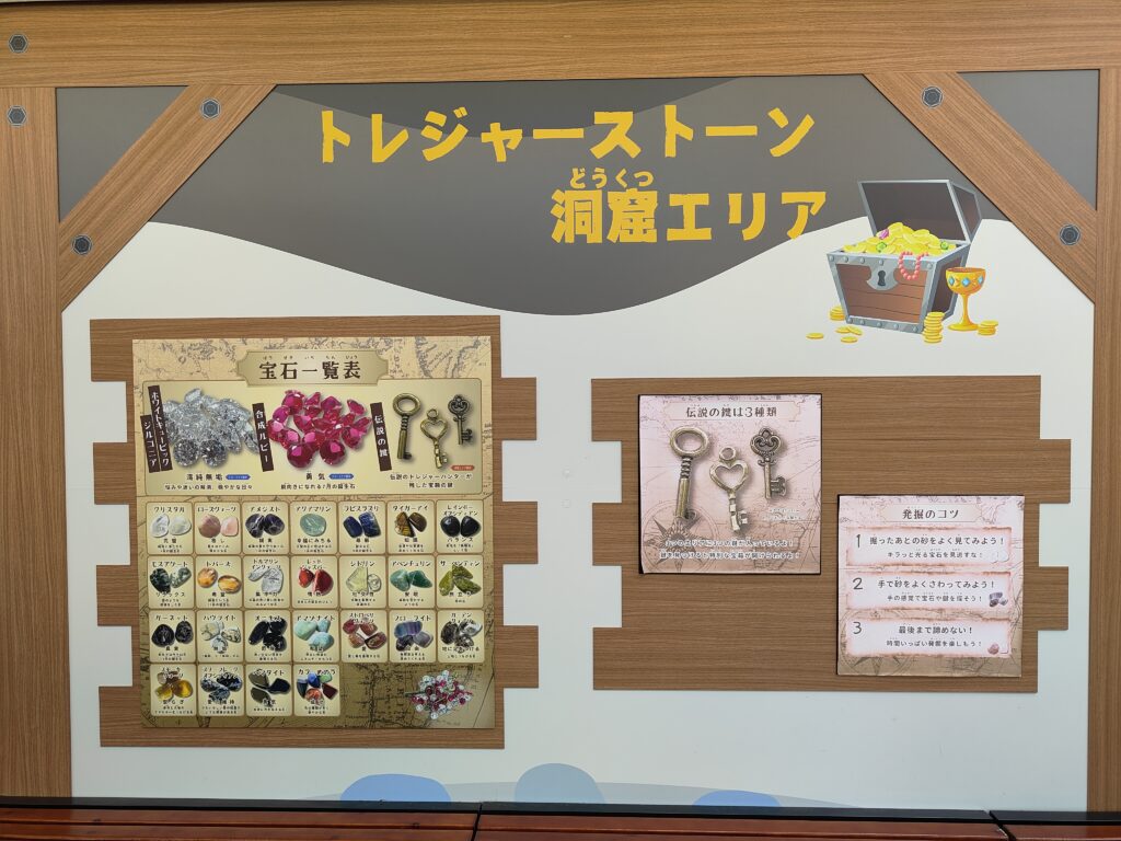 オアシスパークのトレジャーストーン洞窟エリア