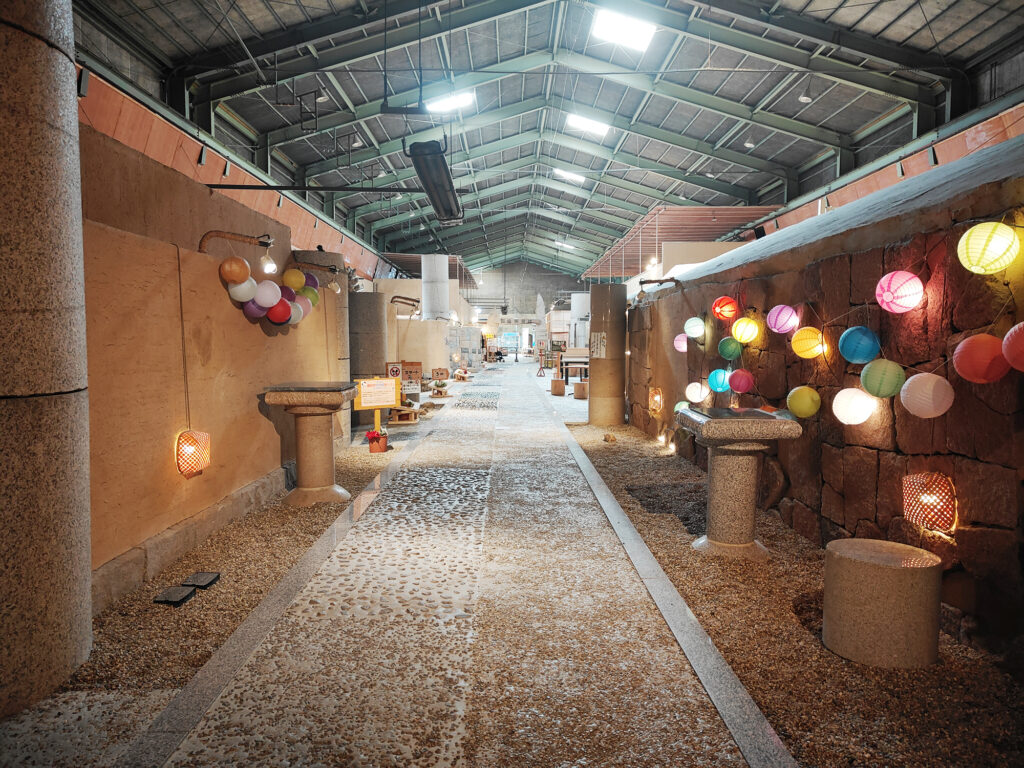 博石館の鉱山体験館