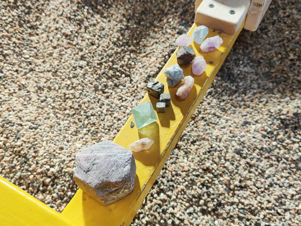 博石館の原石探しで採れる鉱石