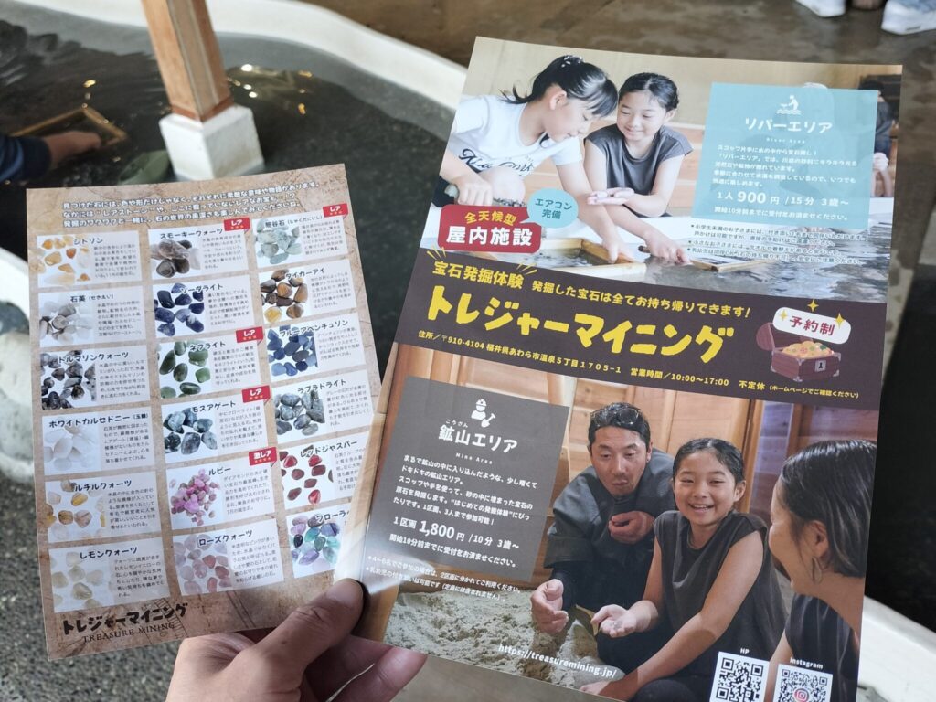 福井トレジャーマイニングのフライヤー